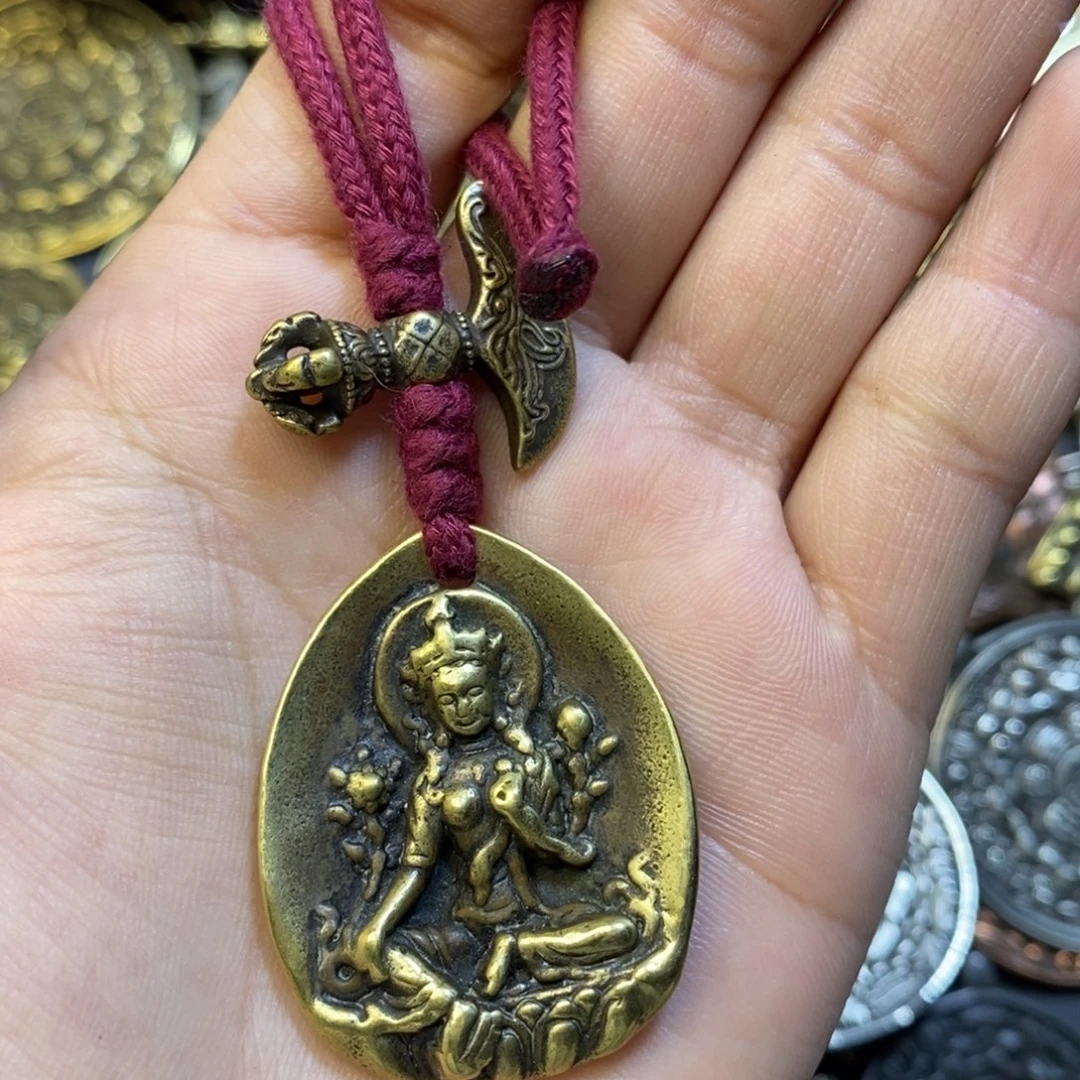 藏式绿度母牌子搭配