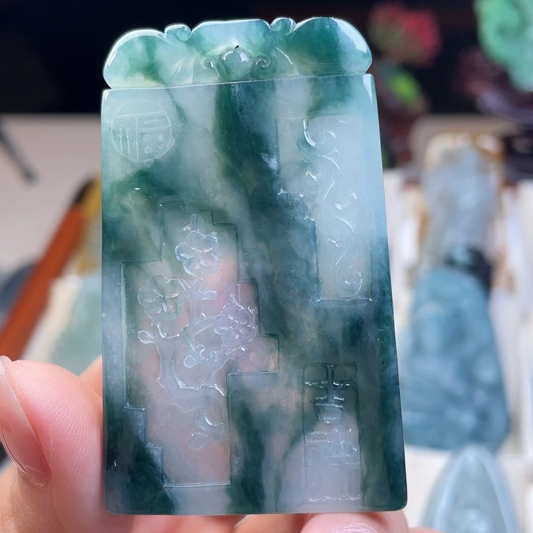 翡翠未镶嵌颈饰天然翡翠