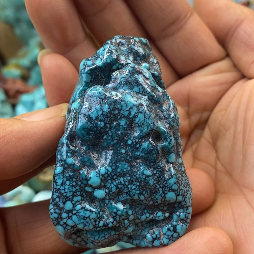 未镶嵌绿松石珠宝奇石