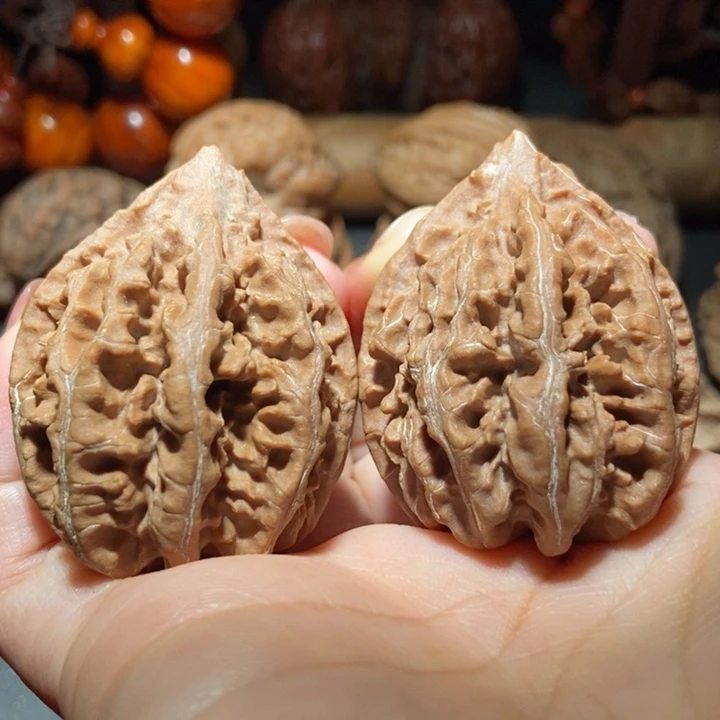 把件文玩核桃东北楸子小雪14