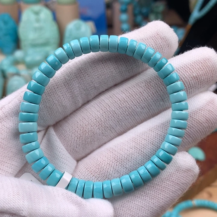 绿松石未镶嵌珠宝奇石6mm