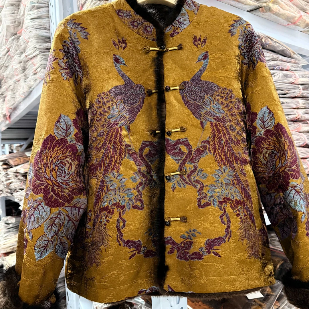 1-38款新中式加厚短款外套【凤凰】