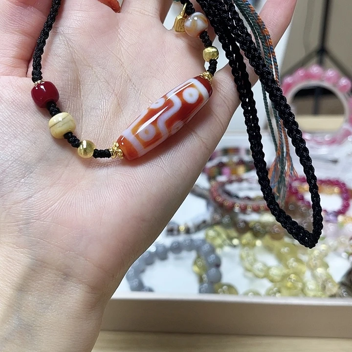 纯铜石英石高货红肉九眼