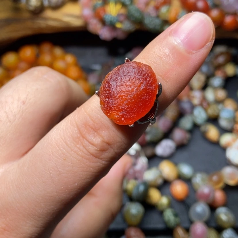 【闪购商品】玛瑙/玉髓合金珠宝半成品