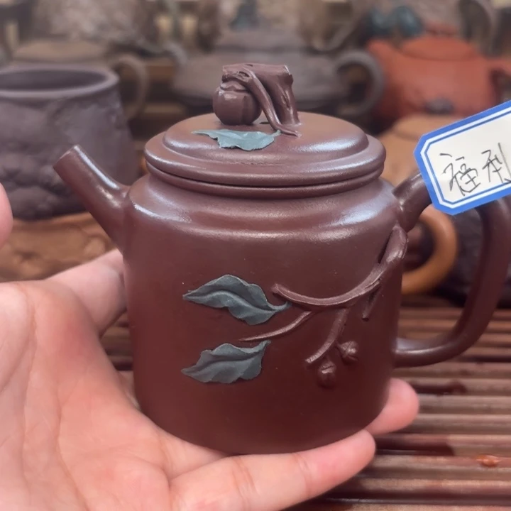 茶壶紫砂事事如意原矿200v