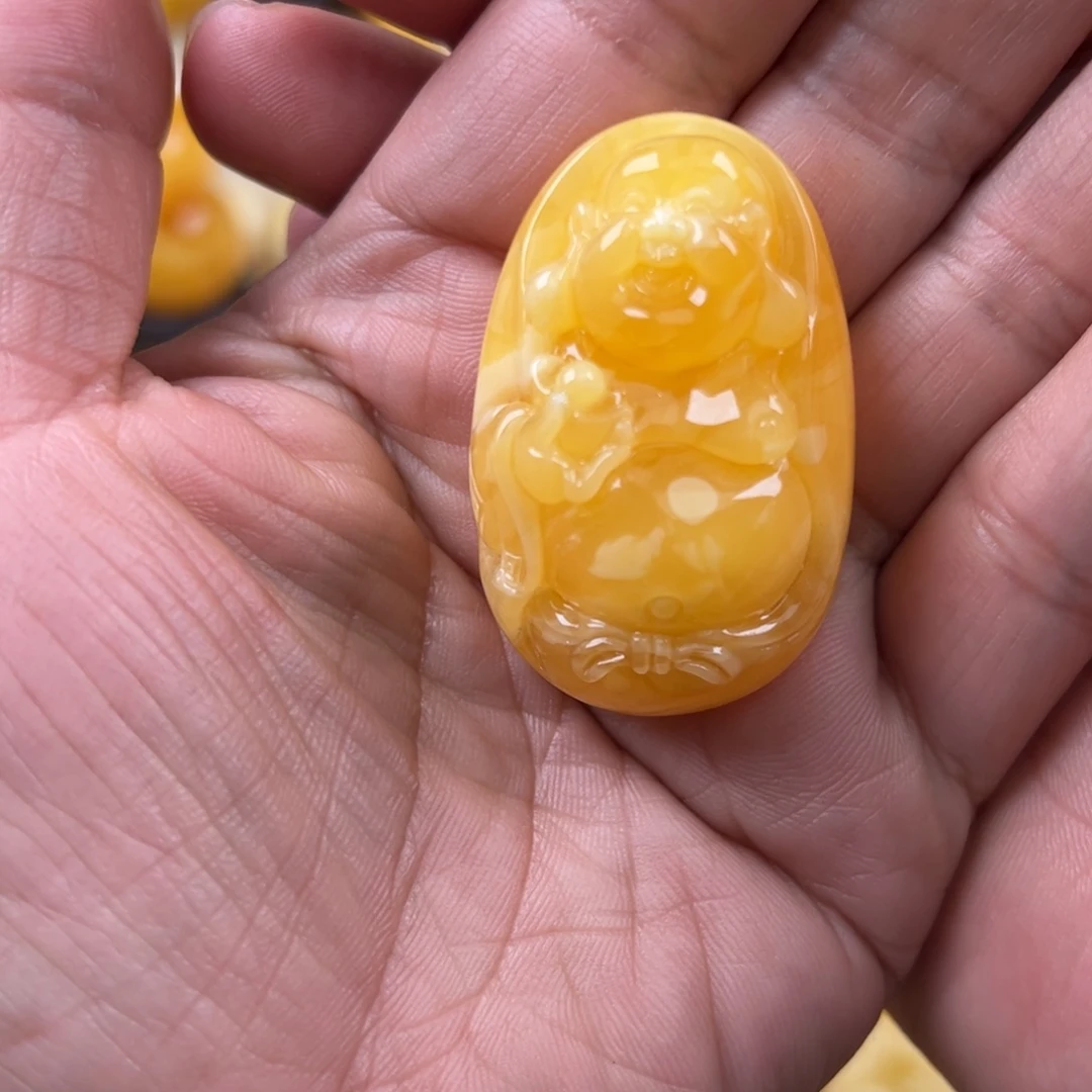 蜜蜡未镶嵌颈饰纯天然琥珀蜜蜡无优化