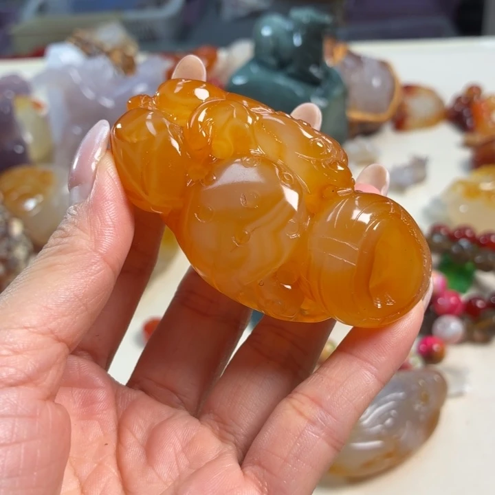 玛瑙/玉髓未镶嵌吊坠(不含链)