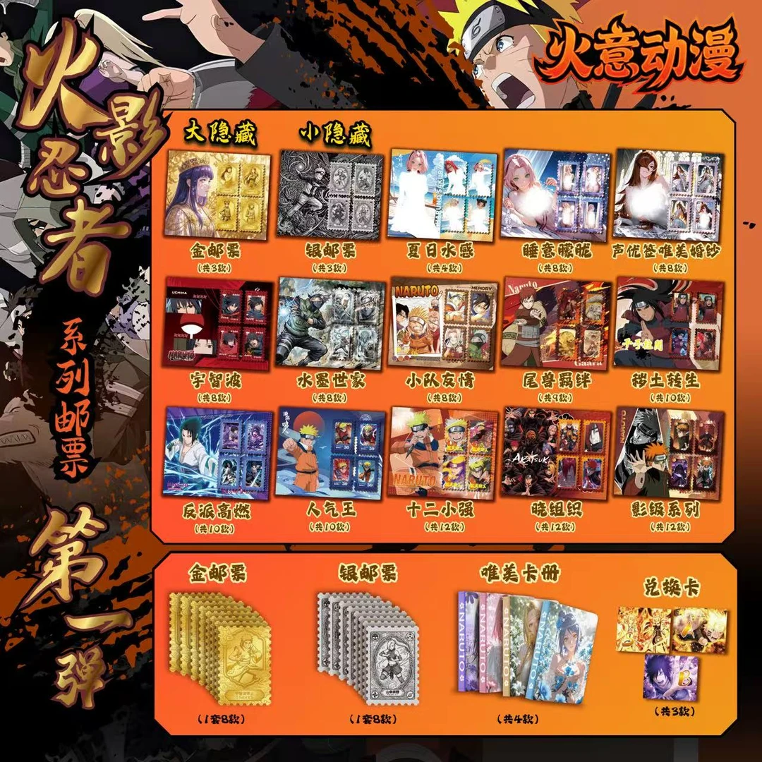 〖翻翻〗〖火意〗【火影忍者】二创收藏邮集周边盲盒(默认代拆)