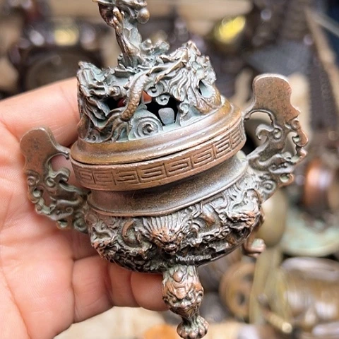 铜制工艺把玩摆件