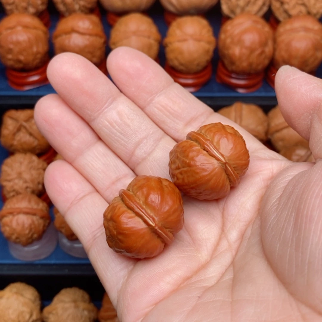 把件文玩核桃用****4手捻元宝墩