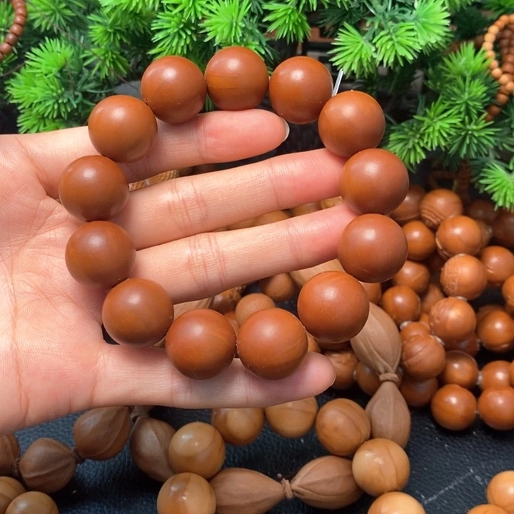 橄榄核手串1.8尺寸爆红光珠