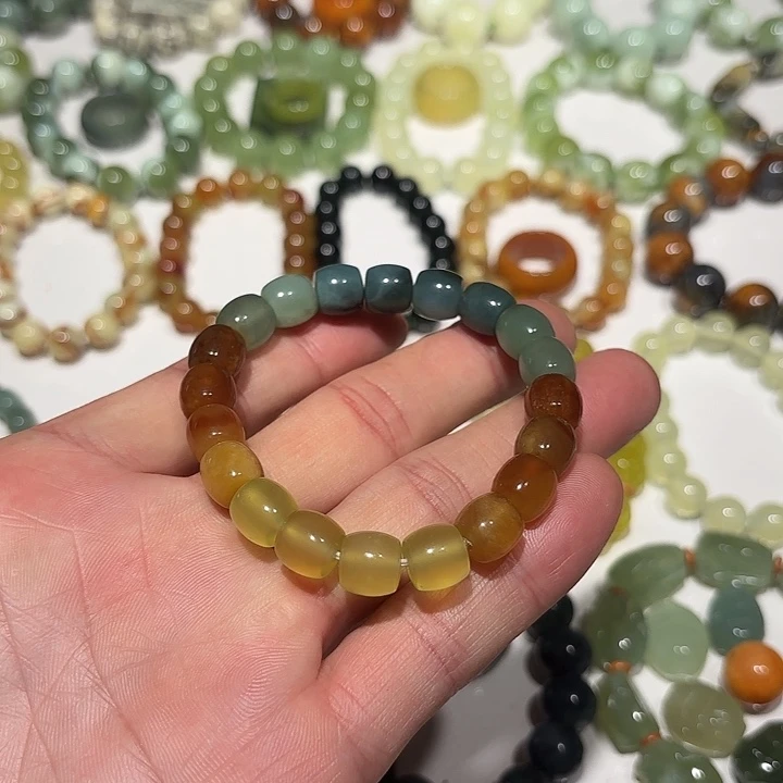 蛇纹石玉未镶嵌手串