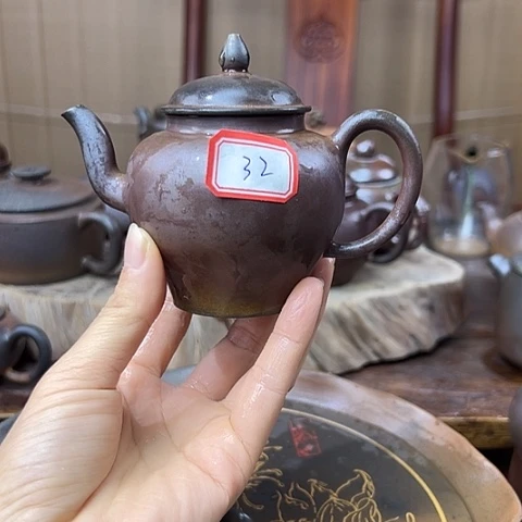 戬谷龙窑坭兴陶柴烧壶32