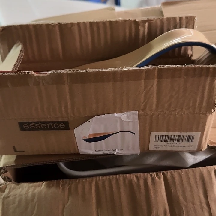 外贸尾单高温陶瓷微瑕法郎勺碟