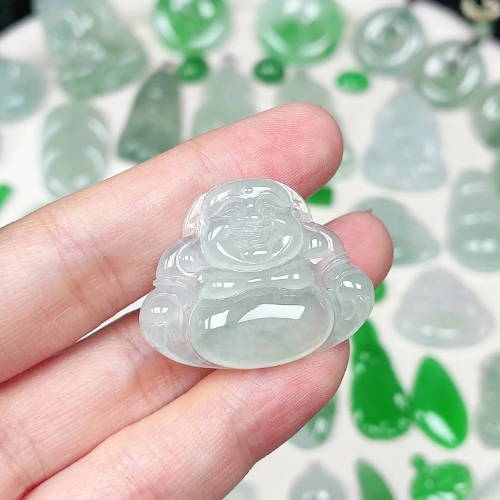 翡翠未镶嵌颈饰缅甸天然A货翡翠