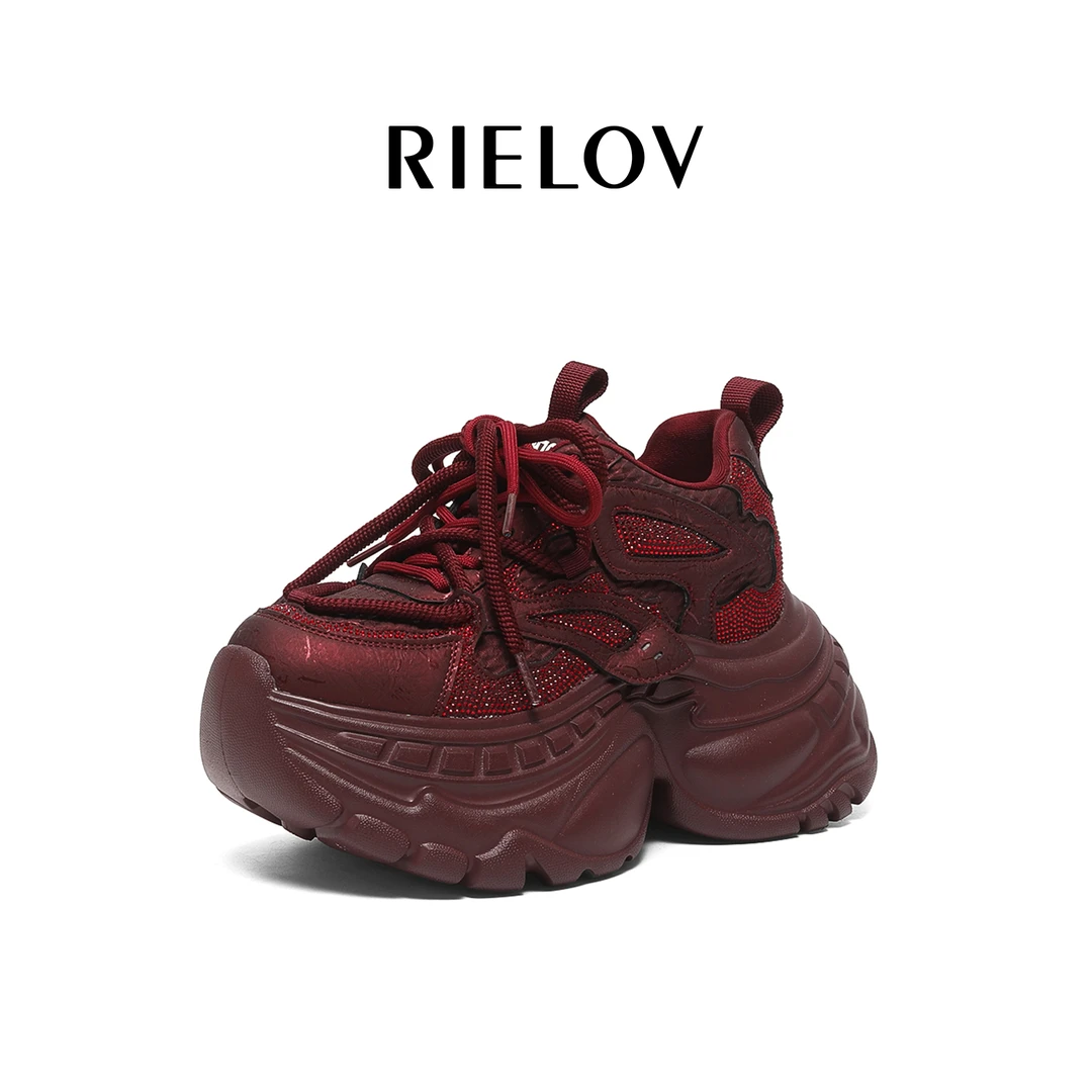 RIELOV●媛媛●增高10cm时尚潮流百搭女士休闲鞋6798-9