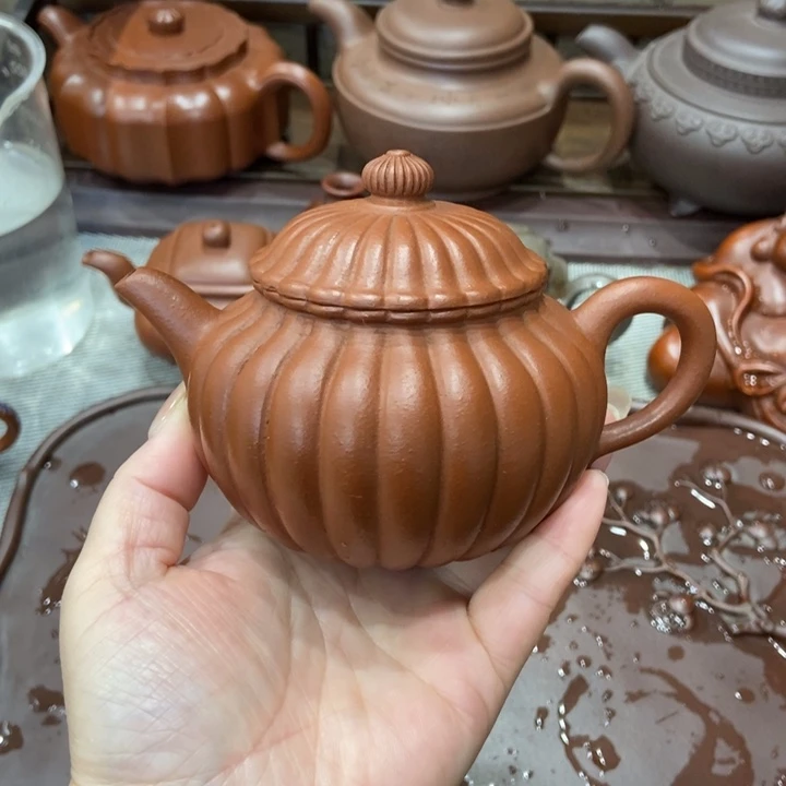 达***观紫砂茶壶宜兴吸收