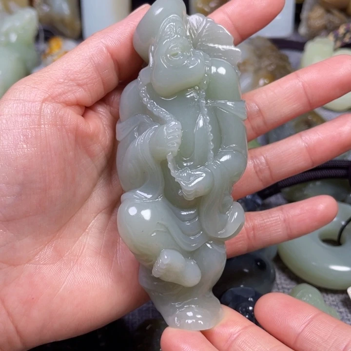 用***0和田玉未镶嵌挂件