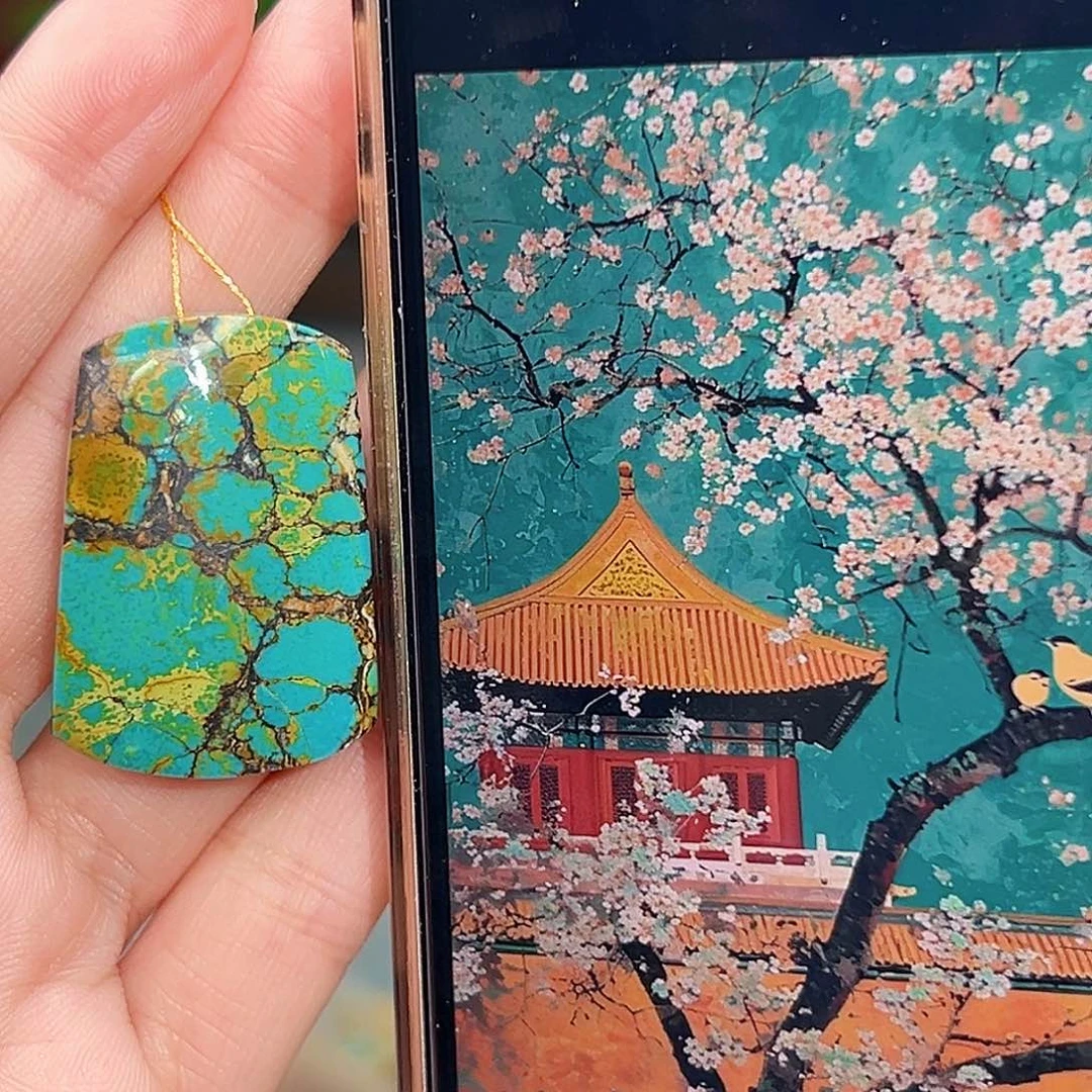 绿松石珠宝奇石未镶嵌