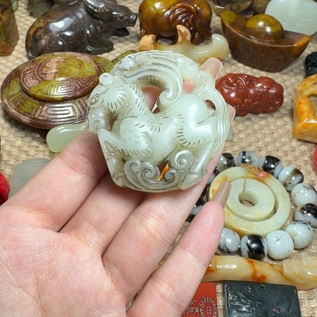 白玉菩提吊坠挂件