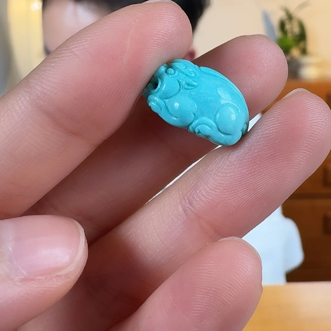 绿松石未镶嵌挂件