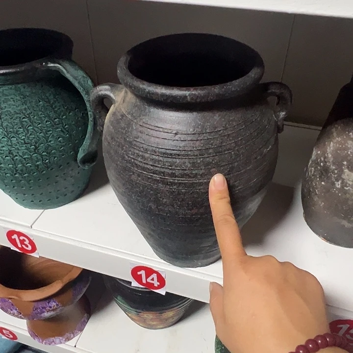 粗陶盆默认打孔高24口13