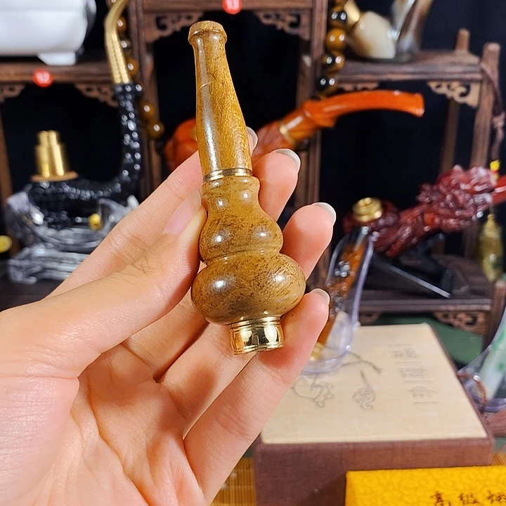 高端定制金丝楠烟嘴