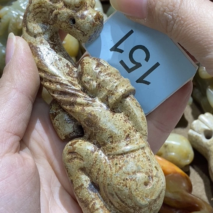 未镶嵌和田玉挂件