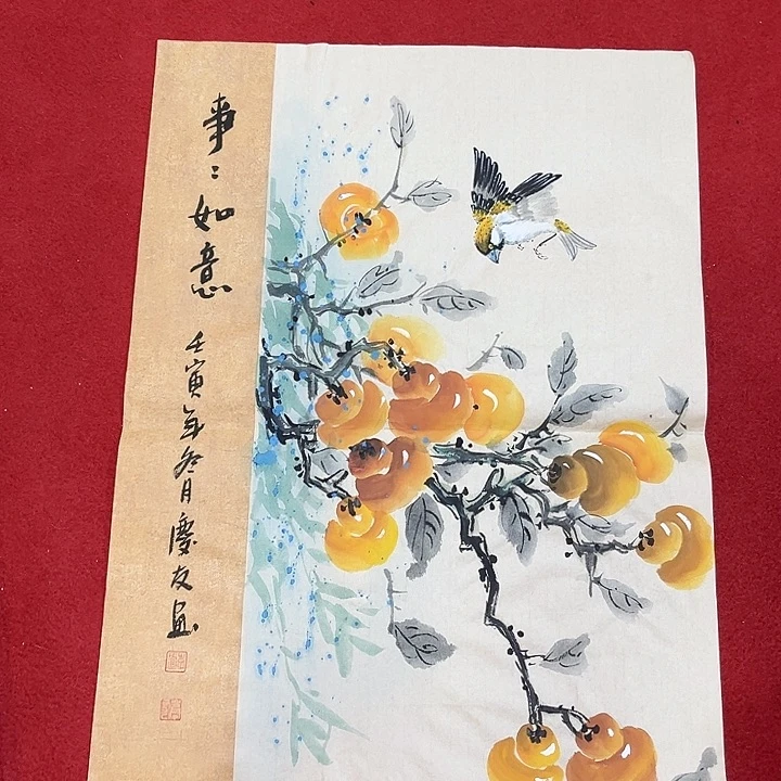 国画手绘图是真的美呀我