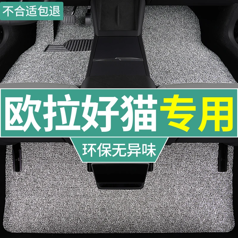 2024款欧拉好猫脚垫纯电汽车舒享版尊荣型专用全套上层丝圈地毯垫