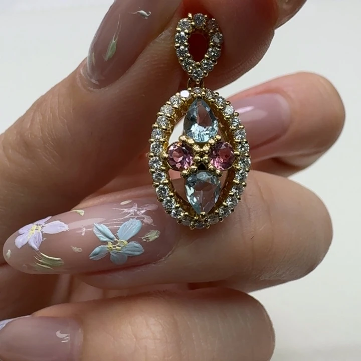 颈饰钻石未镶嵌成品