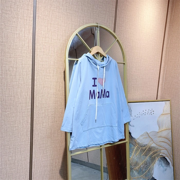 Z413蓝色孕妇上衣90-140