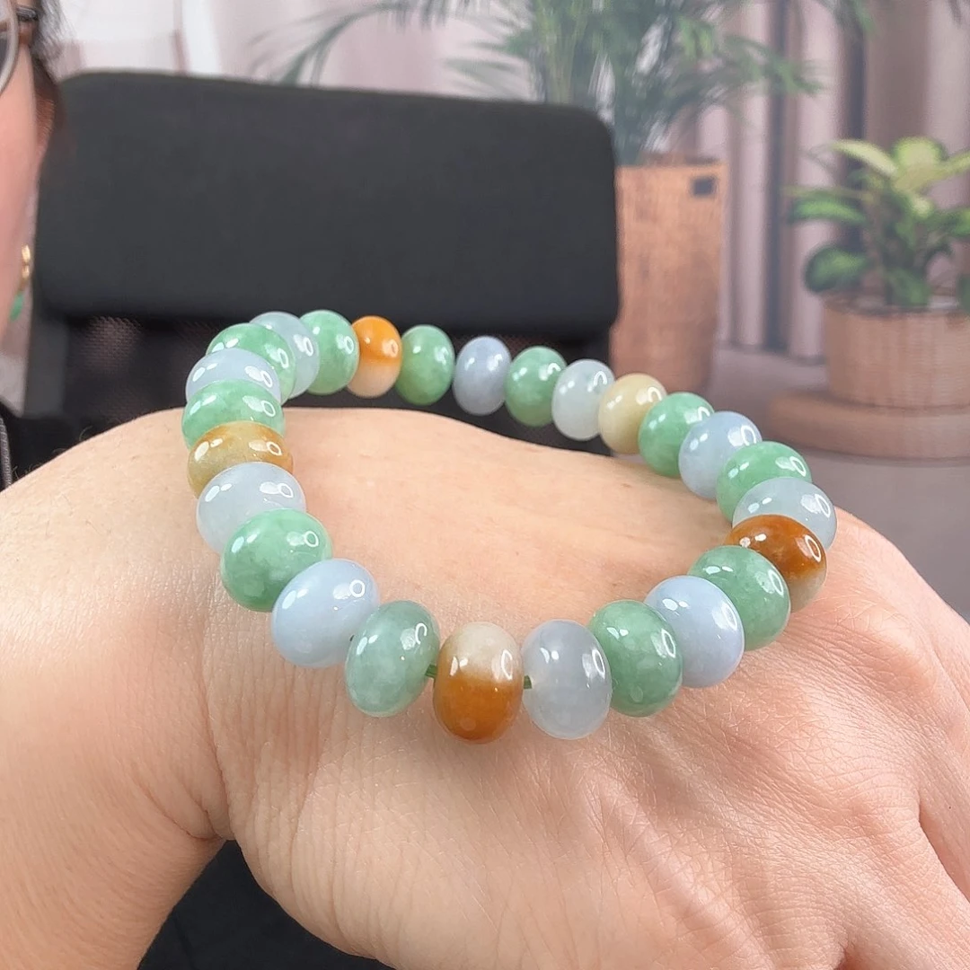 翡翠手链未镶嵌多宝