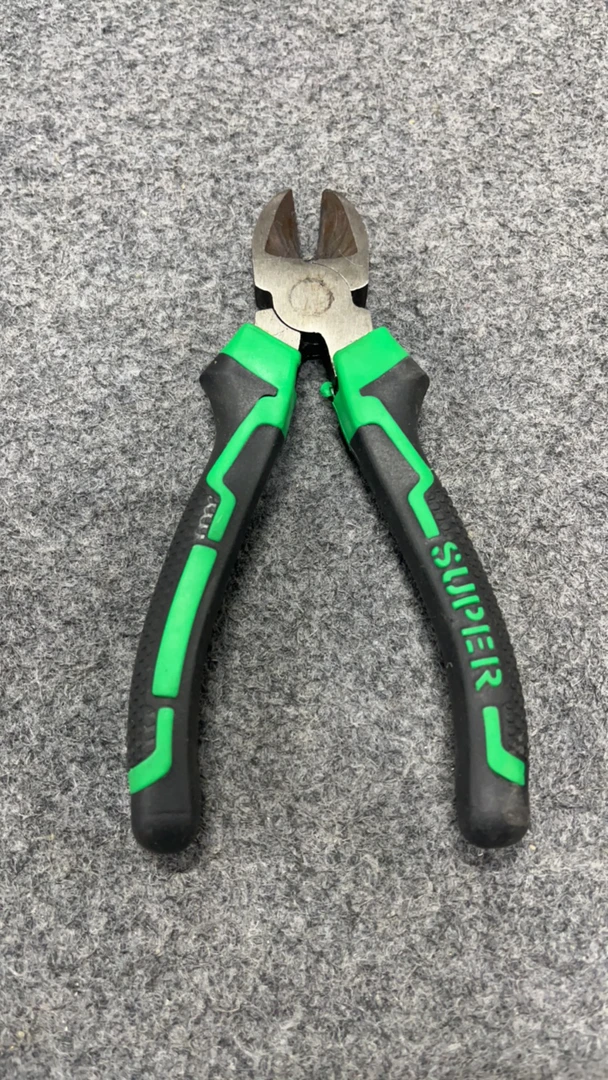 家用包胶斜口钳小号
