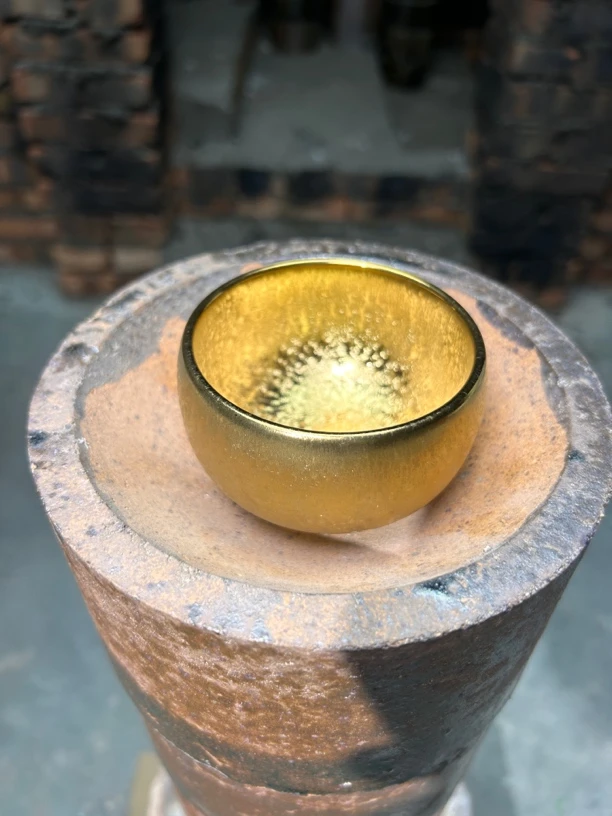 高端茶器主人杯金油滴