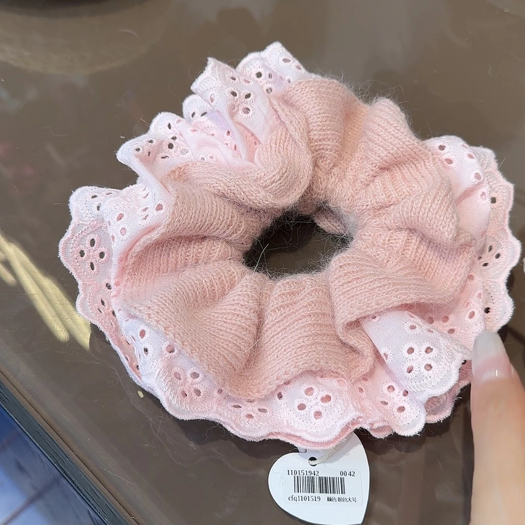 粉色大发圈。下播不退不换