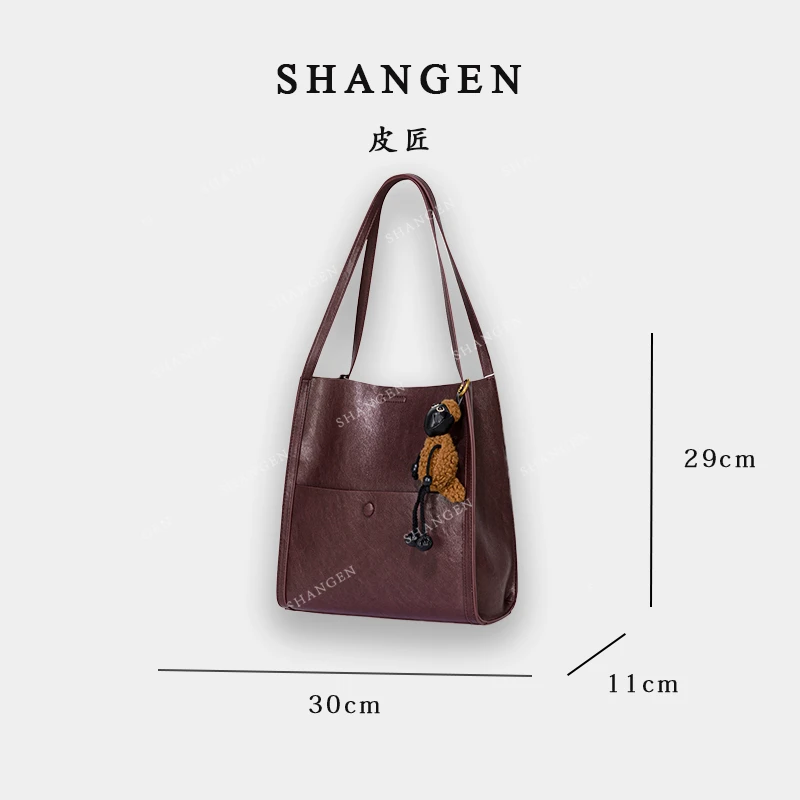 【云云甄选】GQ-2930-安可拉红-轻奢时尚女士新款手提单肩包