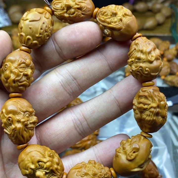 橄榄核手串/手链橄榄核雕工艺手串