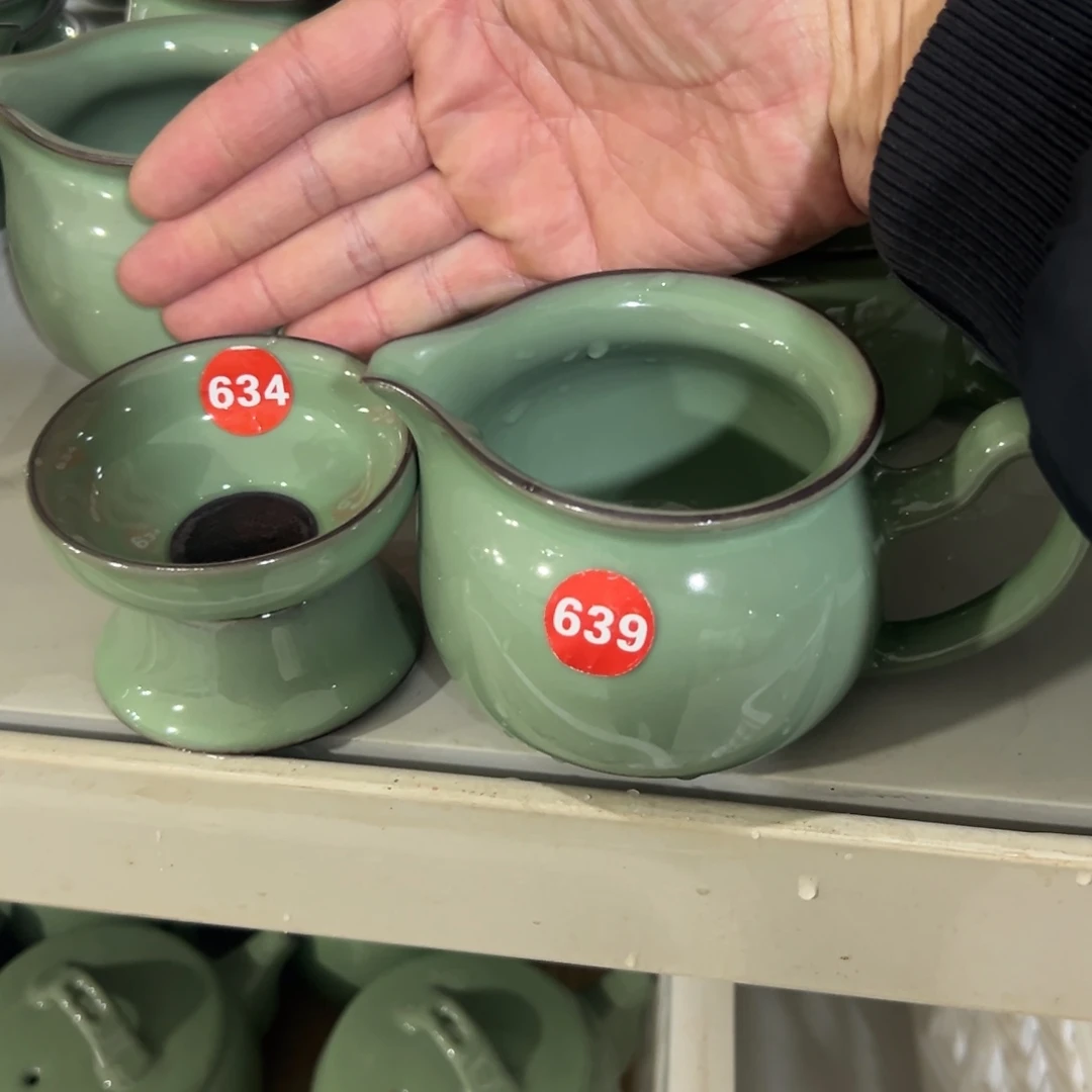 微瑕陶瓷茶壶茶杯家用