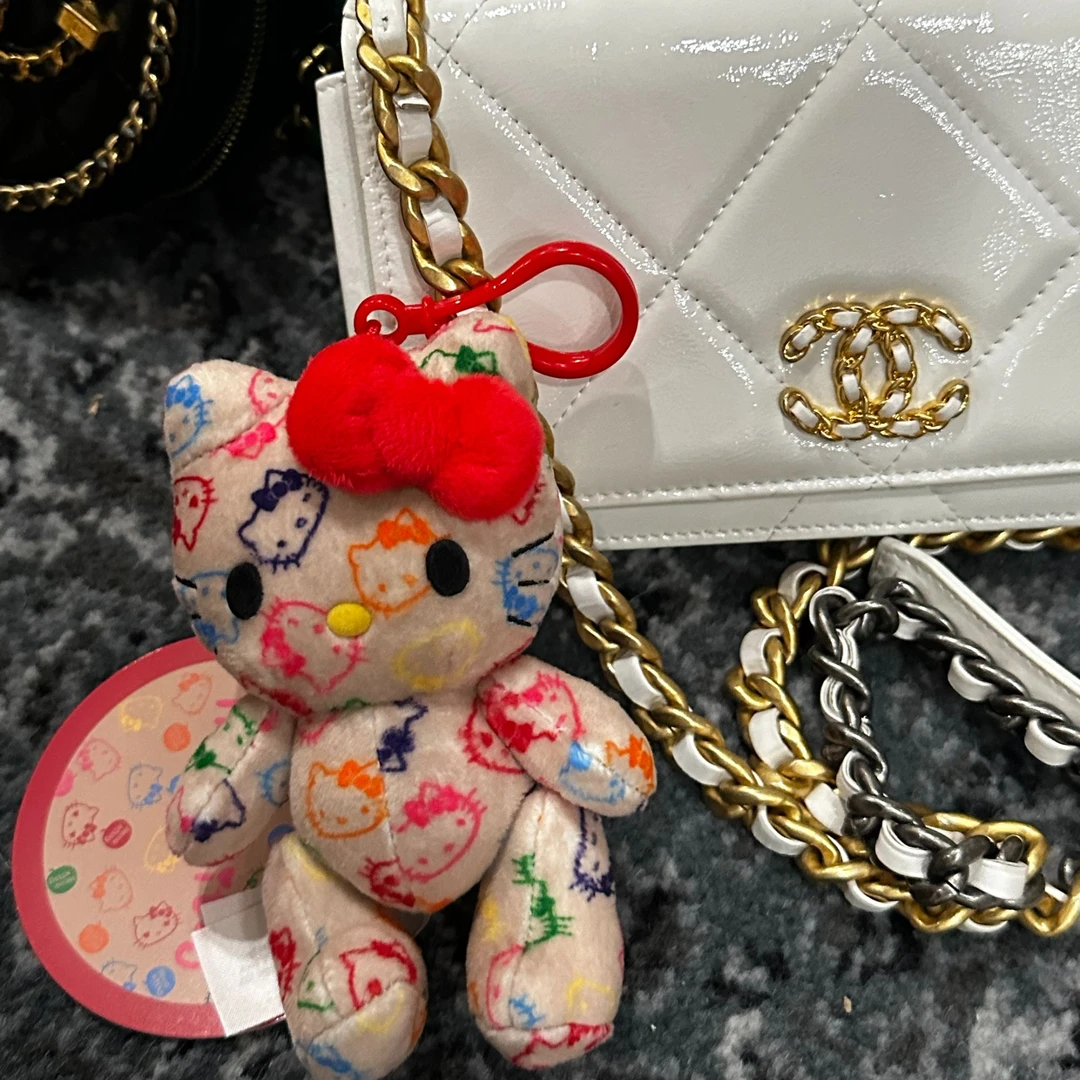 【美国限定】HelloKitty 彩印Kitty 钥匙扣玩偶