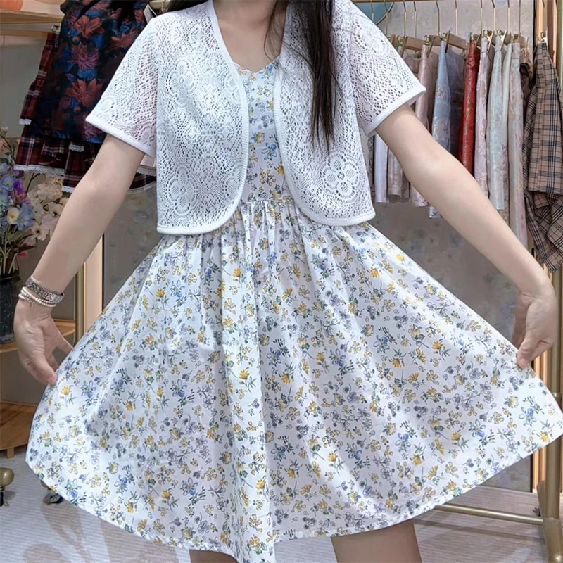 新款爆款时尚套装中长裙A字裙吊带百搭夏季连衣裙短款气质两件套