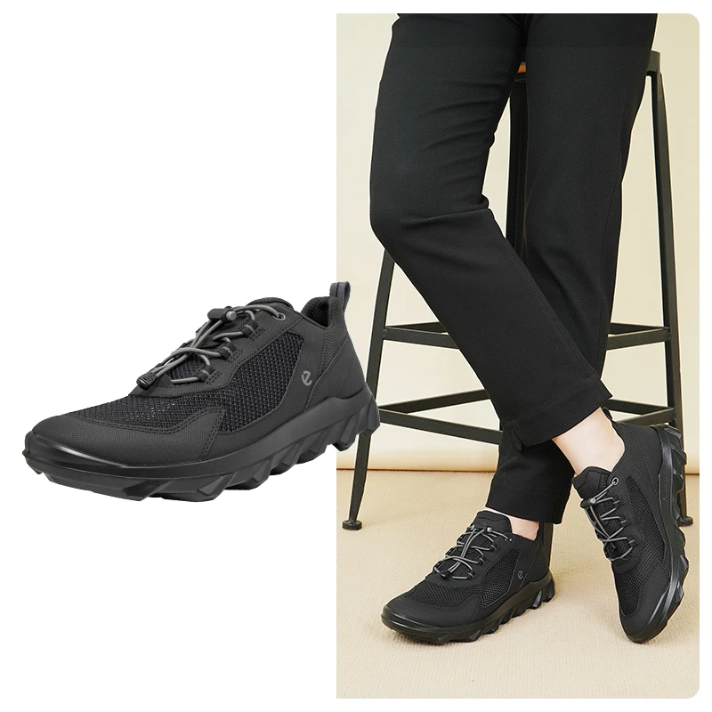 Ecco/爱步男鞋820264驱动轻便透气网面慢跑健步鞋防滑运动休闲鞋