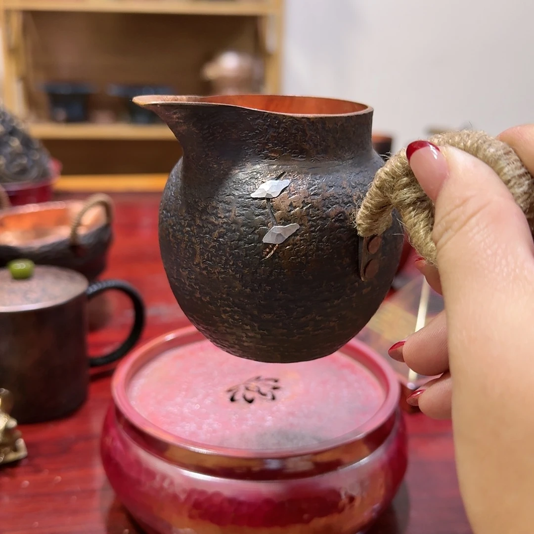 曙***+紫铜手工制作摆件一个