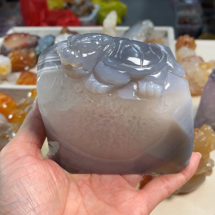 玛瑙/玉髓未镶嵌吊坠(不含链)