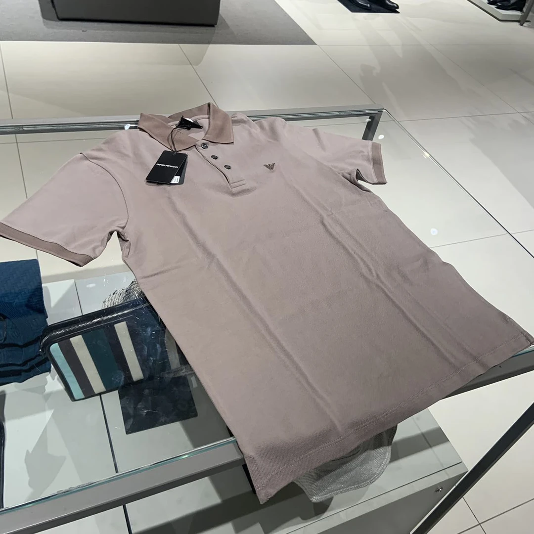 全新未使用 GIORGIO ARMANI/阿玛尼 男士短袖polo衫EA