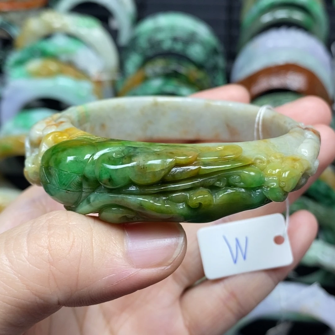 翡翠项链未镶嵌56.6圈口9号