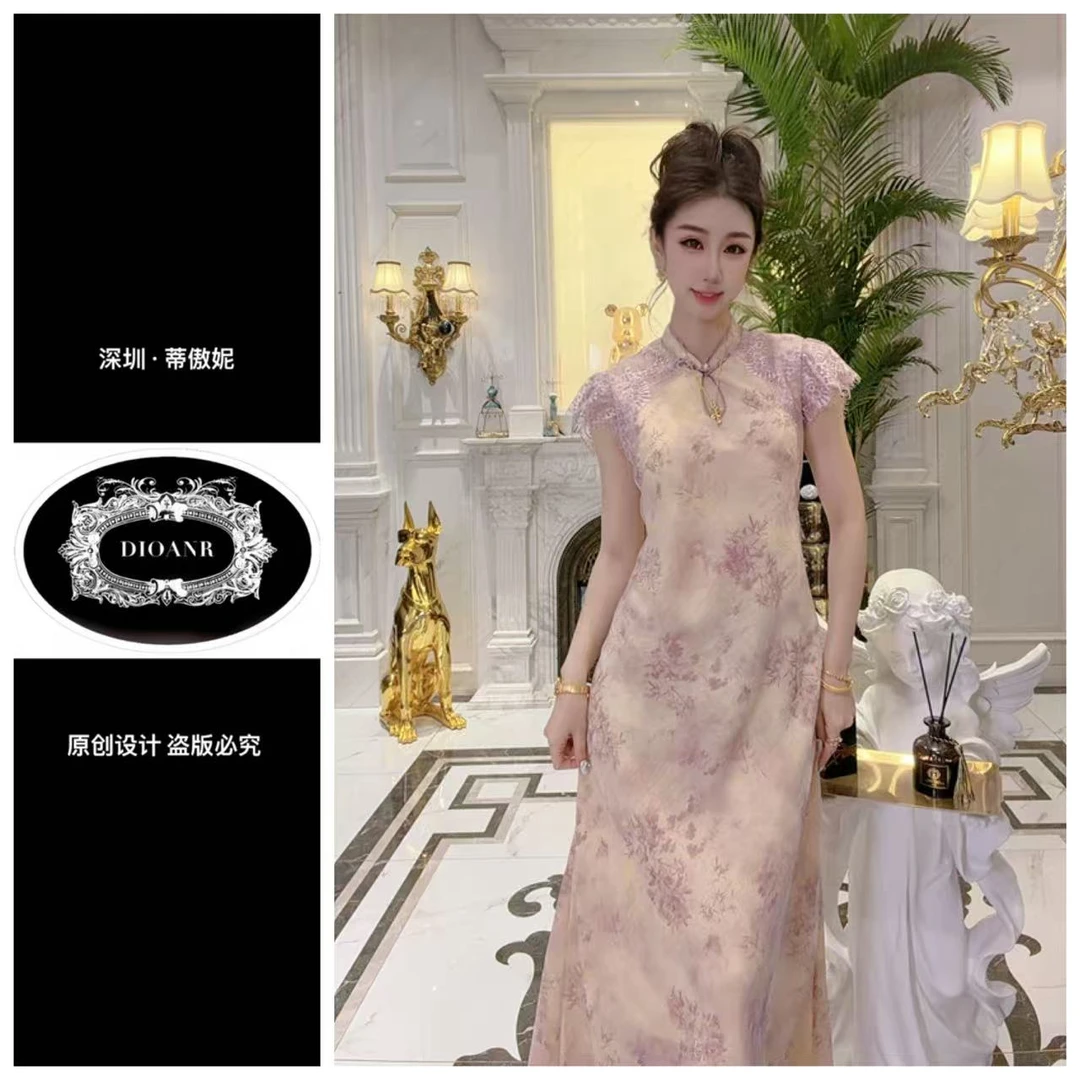『蒂傲妮DIOANR』X 0305 GM 私人订制法绣连衣裙