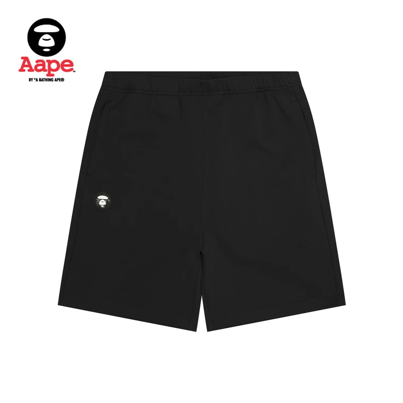 Aape旗舰店男装25春夏小标徽章休闲短裤B676XXO