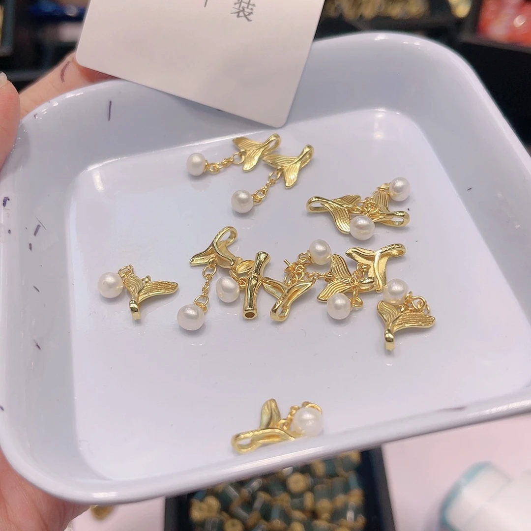 银S925镶嵌淡水珍珠珠宝奇石131