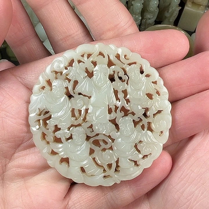 吊坠(不含链)未镶嵌和田玉